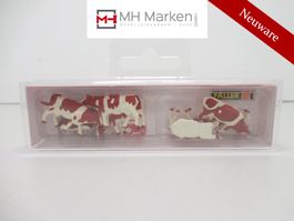 Faller 151903 Figurenset Kühe, braun gefleckt 1/87 Neuware