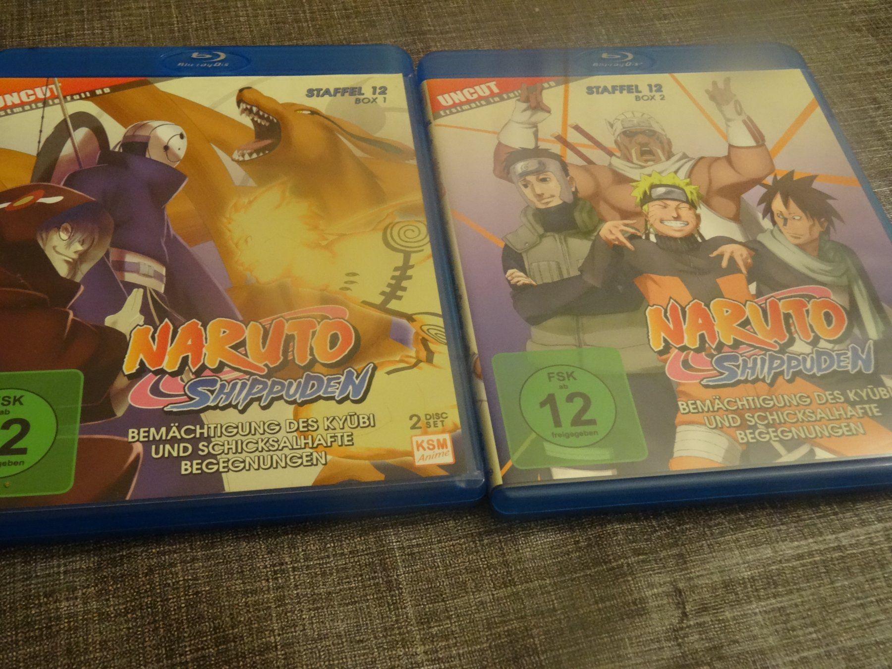 Tutti i DVDs: Naruto Shippuden Staffel 12 Box 1 & 2 BluRay – Usato da Olten venduto da Disc-Verkauf