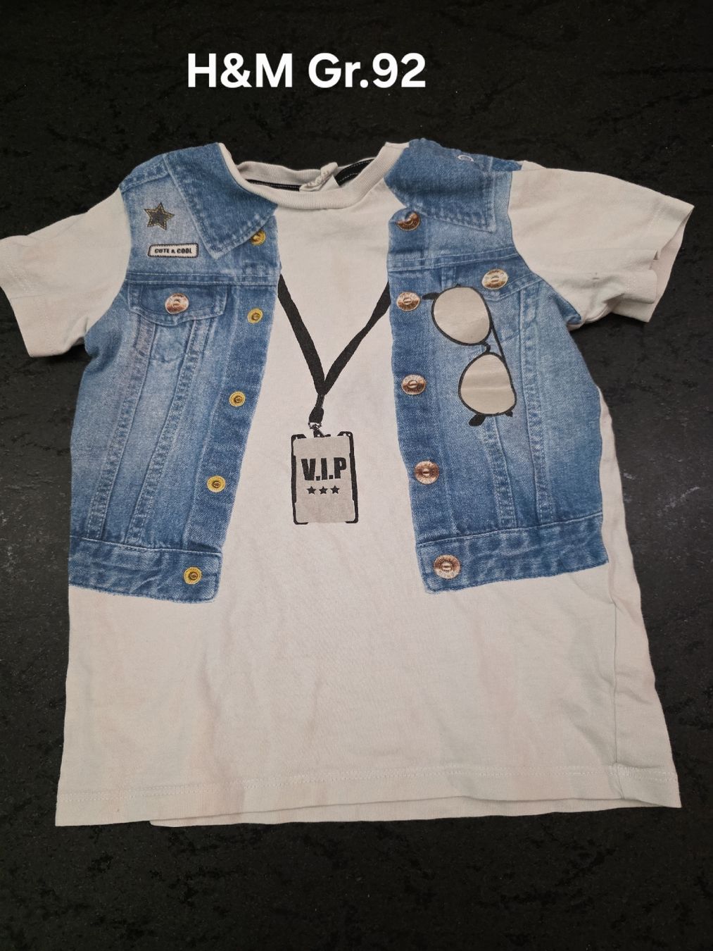 H&M Chemises, T-shirts & Polos: H&M Tshirt Gr.92 – D'occasion à St. Peterzell par upcycling_