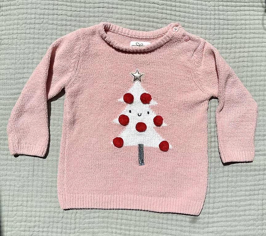 Pulls et sweat-shirts: Gr.86, Pullover Weihnachten rosa – D'occasion à Gattikon par AnnettFloh
