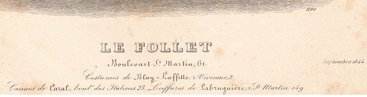 Grafica & Litografie: Lithographie de mode masculine. Le Follet – Usato da Nyon venduto da WHTF 1