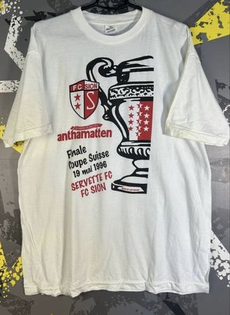 FC Sion Vintage Shirt Cupfinal 1996 