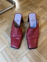 Rote Ledersandalen Muxart Barcelona Gr. 38 Sommerlich