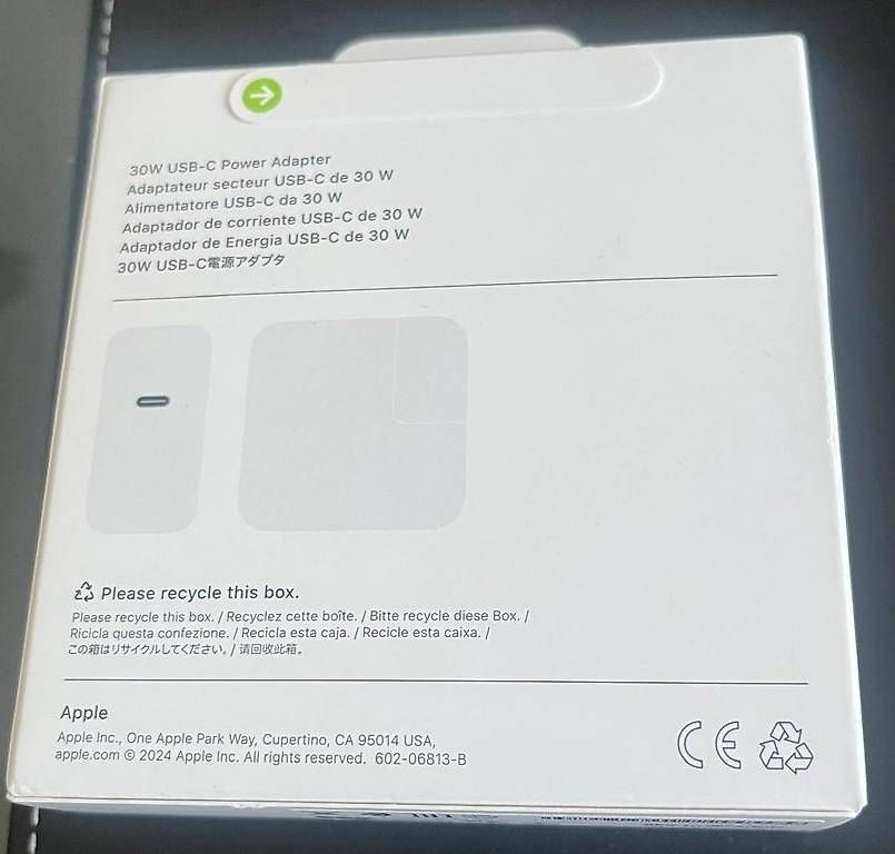 Apple Unità & Adattatore: 30W USBC Power Adapter – Nuovo e nell'imballaggio originale da Egnach venduto da planus 1