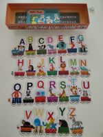 Lernspiel ABC-Zug Alphabet Puzzle im Karton gebraucht