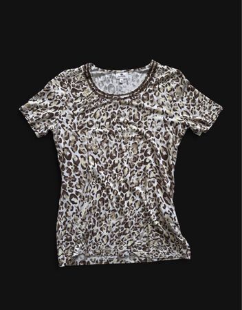 Damen T-Shirt Kingfield Leopardenmuster Grösse S neuwertig
