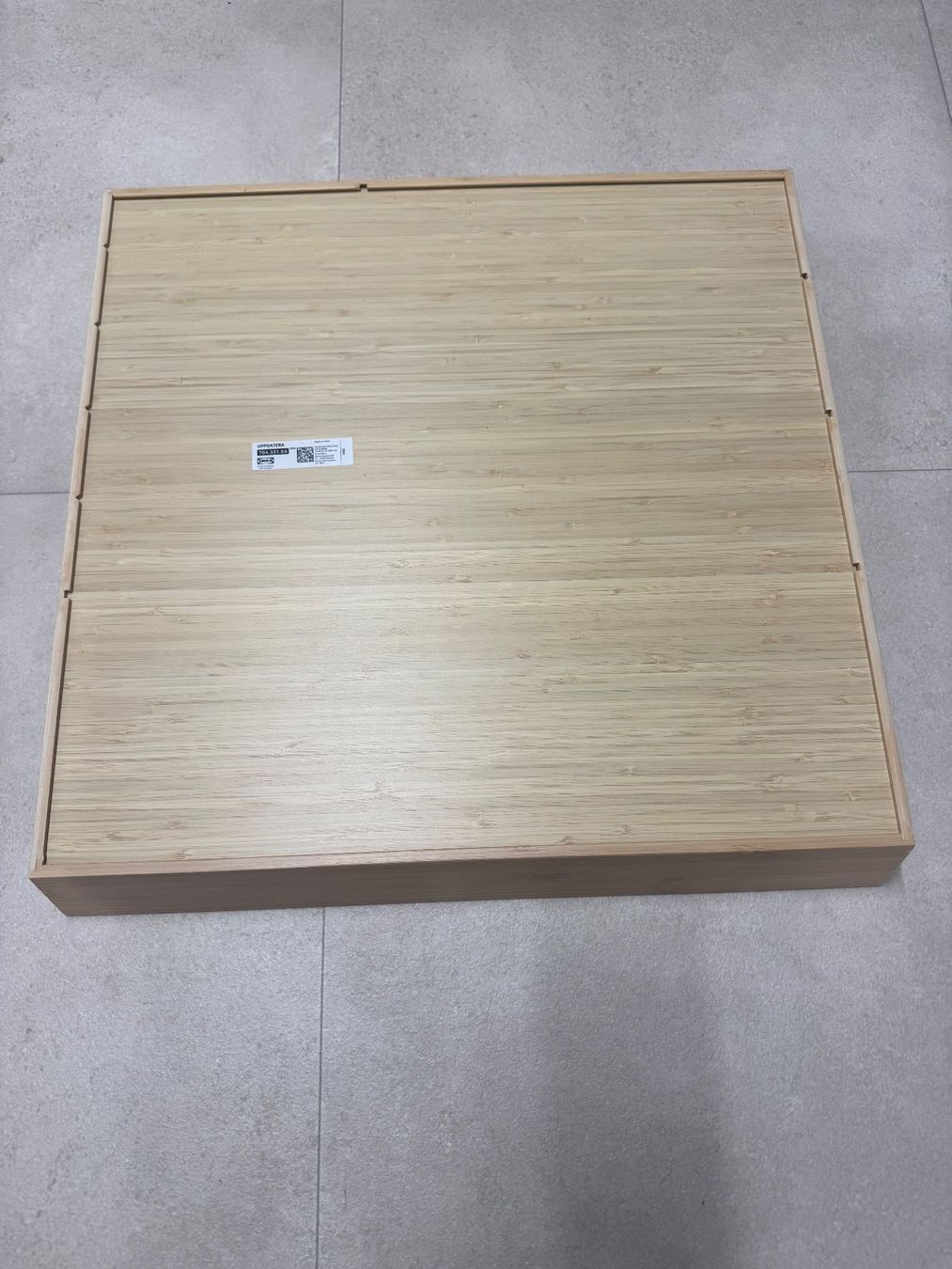 Ikea Elettrodomestici da cucina: Besteckkasten, Bambus hell, 52x50 cm – Nuovo e nell'imballaggio originale da Zürich venduto da van_5xbk 1
