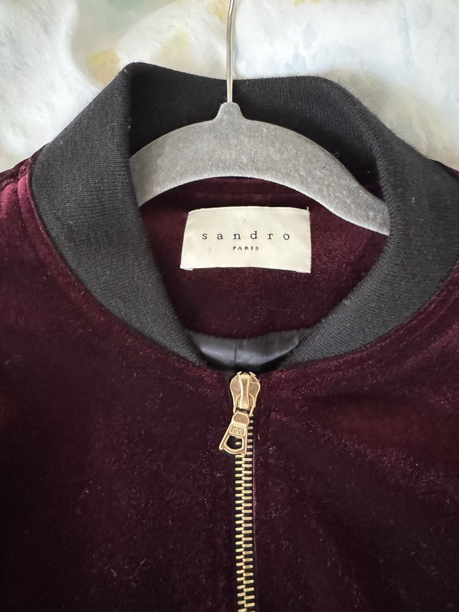 Sandro Vestes: Sandro Bomberjacke Samt – D'occasion à Zürich par tebi14 3