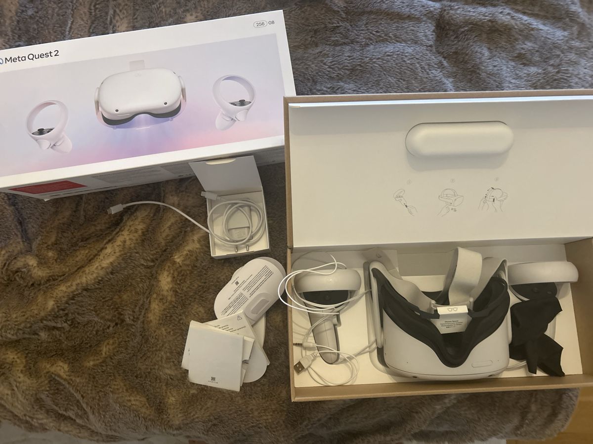 Meta Casco VR: Meta Quest 2 256GB Fullset – Nuovo (secondo la descrizione) da Savigny venduto da linda2402