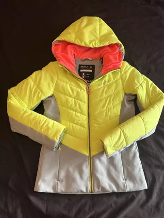 Veste de ski O'Neill, jaune/gris, taille 152