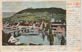 P 10 Stein am Rhein mit Burg Hohenklingen, 1904