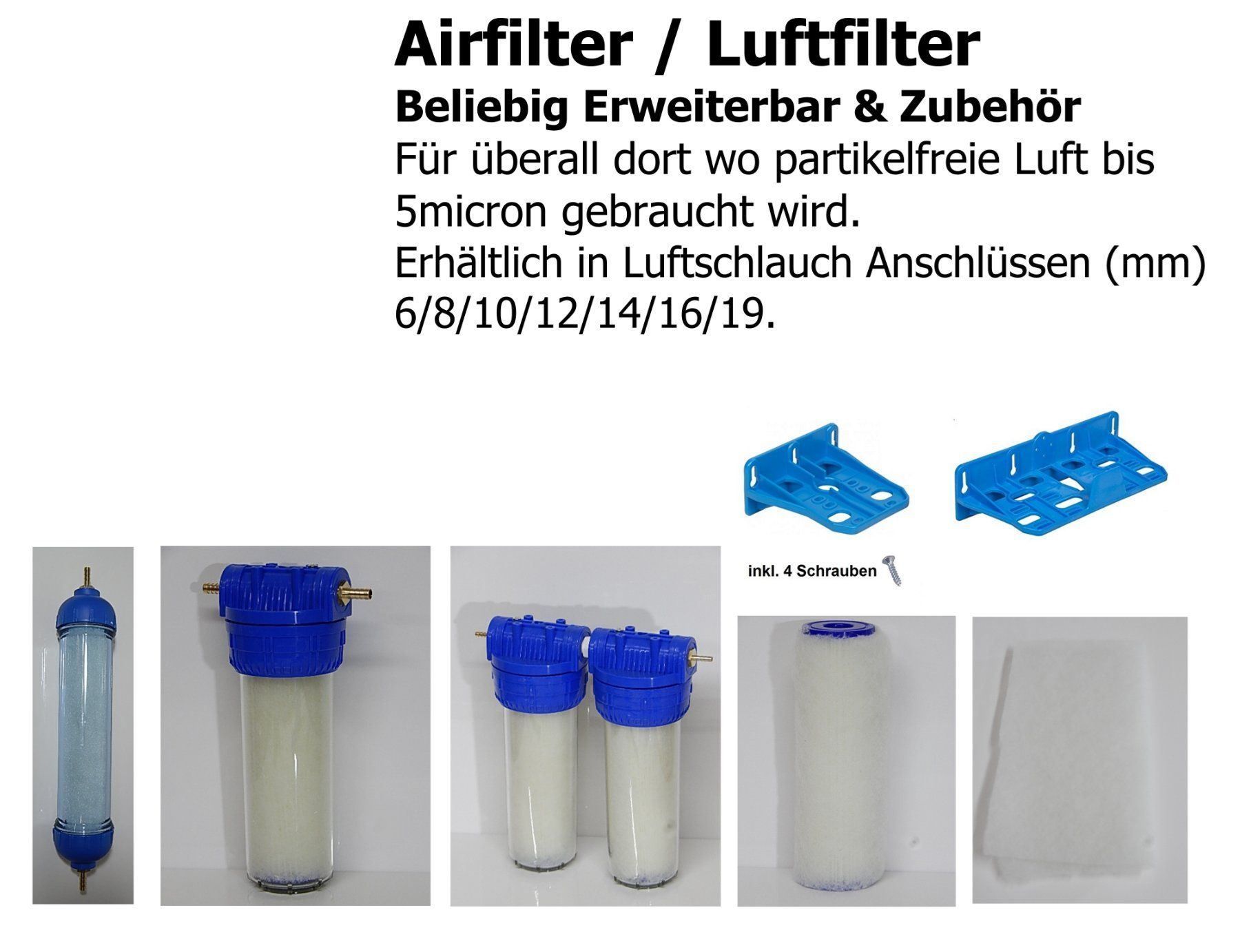 Filtri: Ersatzfilter inkl. Flies Airfilter 1200 – Nuovo e nell'imballaggio originale da Hittnau venduto da Silvio50 1
