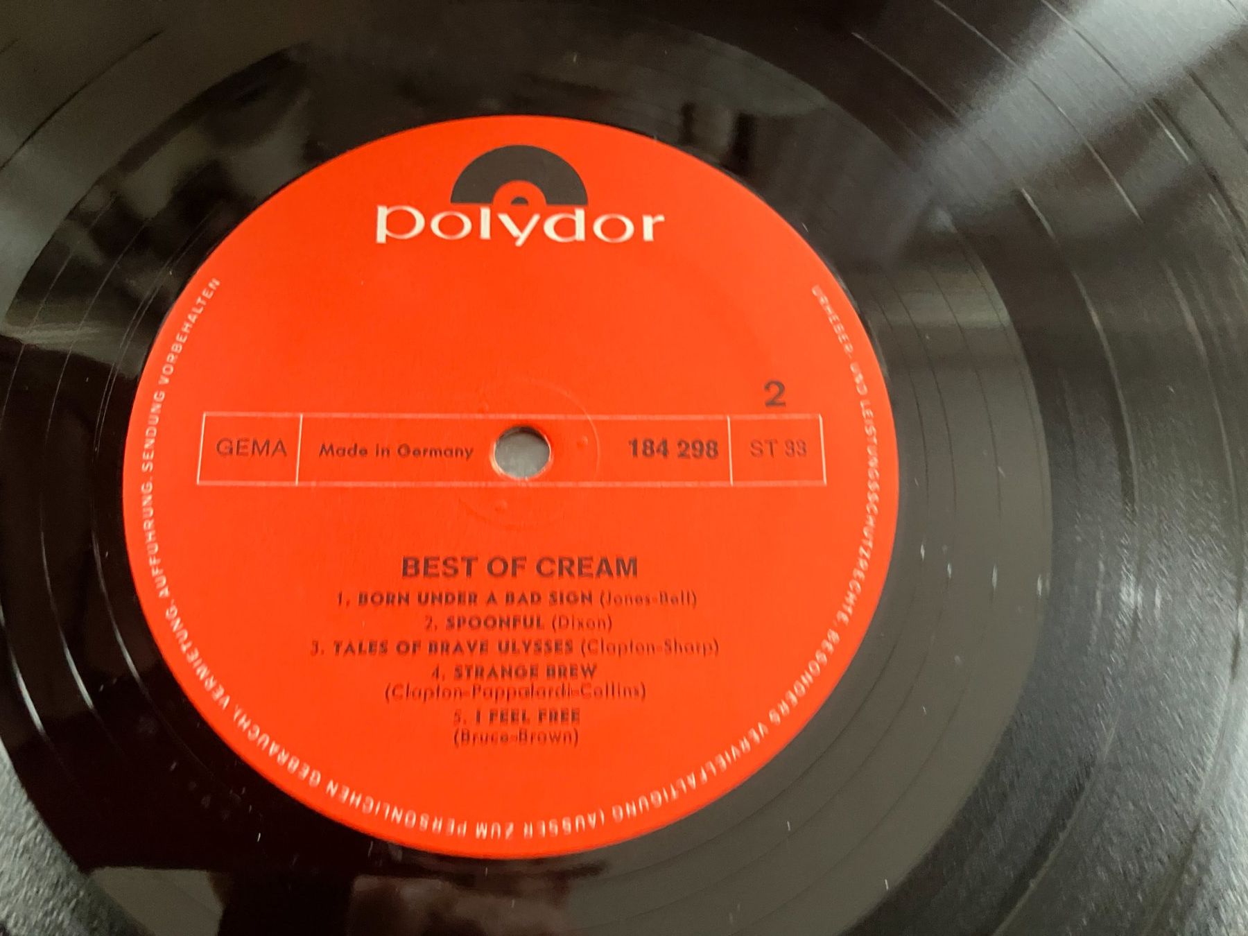 Schallplatten: Cream – Gebraucht aus Aarwangen von Jukebox3 8