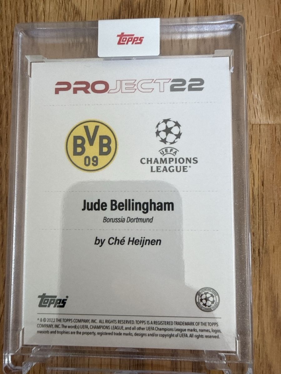 Topps Carte collezionabili: Topps Project22 Jude Bellingham BVB Card – Nuovo (secondo la descrizione) da Grabs venduto da EDU2026 1