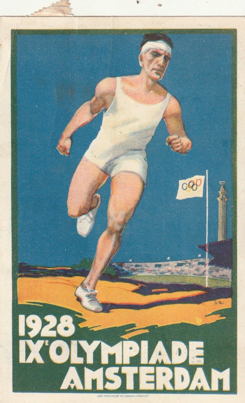 Ansichtskarten: Olympiade Amsterdam 1928 – Gebraucht aus Rorschacherberg von fratovi2 1
