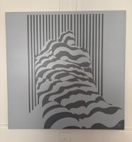 Peinture sur toile à l’aerographe d'André Marty