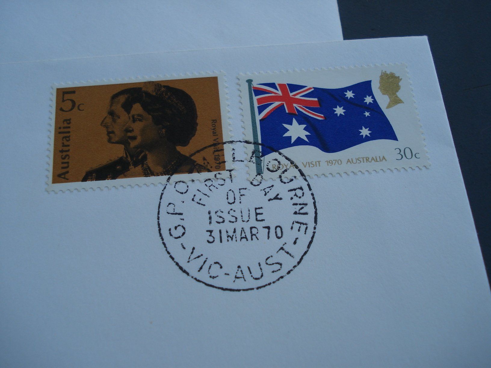 Alle Briefmarken: 4 FDC Australien, 1970 – Gebraucht aus Niederwil AG von morostahu 3