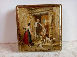 Vintage/ Antik Blechdose Goffret Importe de Belgique