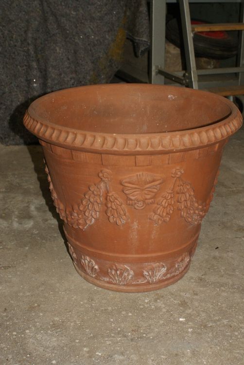 TERRA Pflanzkübel 42 Liter, Anthrazit – Maße 45x45x35 Cm, Aus Kunststoff, Für Garten & Balkon