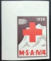 Soldatenmarke 2.WK, Mil San Anst IV/4, geschn, Wi San 45-2