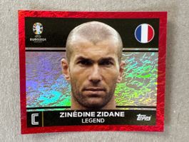 Zinedine Zidane EURO2024 Germany Topps FRA 2