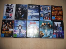 10 Stk. diverse DVD Filme, für jeden etwas dabei siehe Fotos