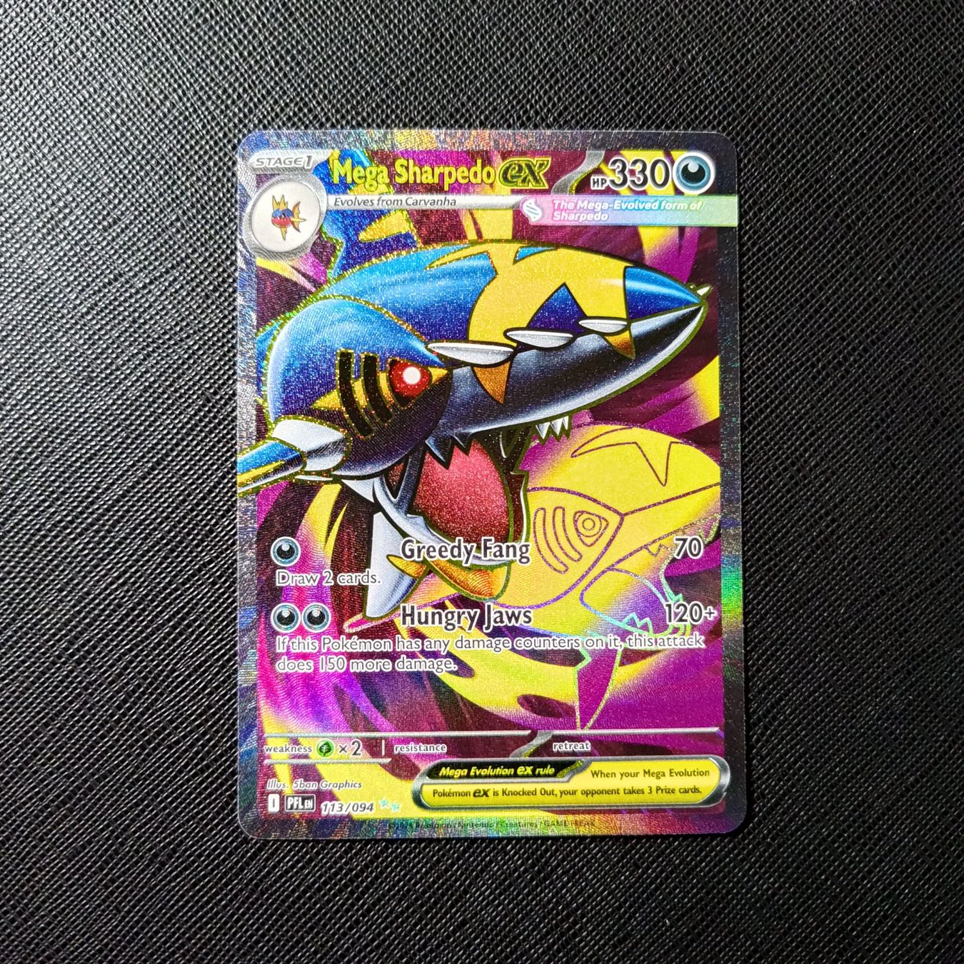 Pokémon Carte collezionabili: Mega Sharpedo ex 113 [ Phantasmal Flames ] (EN) – Nuovo (secondo la descrizione) da Basel venduto da KilluahZ