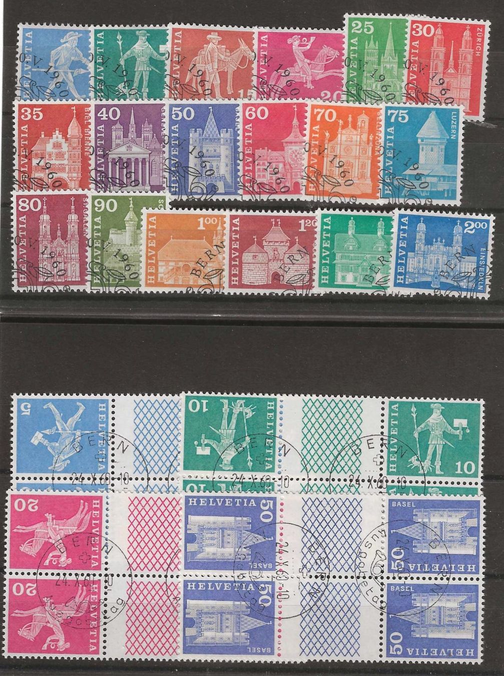 Tutti i francobolli: 2 Steckkarten Ausgaben mit Ersttag Stempel – Usato da Gümligen venduto da Geniusbuy