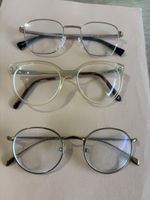Lot de 3 paires de lunettes montures variées état bon
