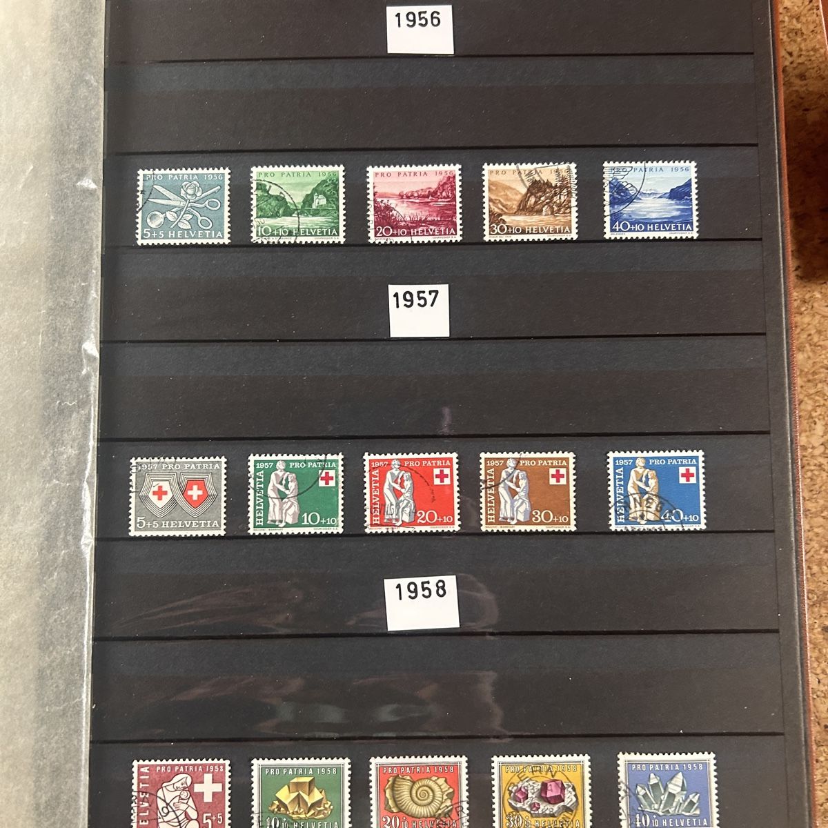 Tutti i francobolli: Briefamrken schweiz ab 1938-1974 – Usato da Basel venduto da bellespirit 6