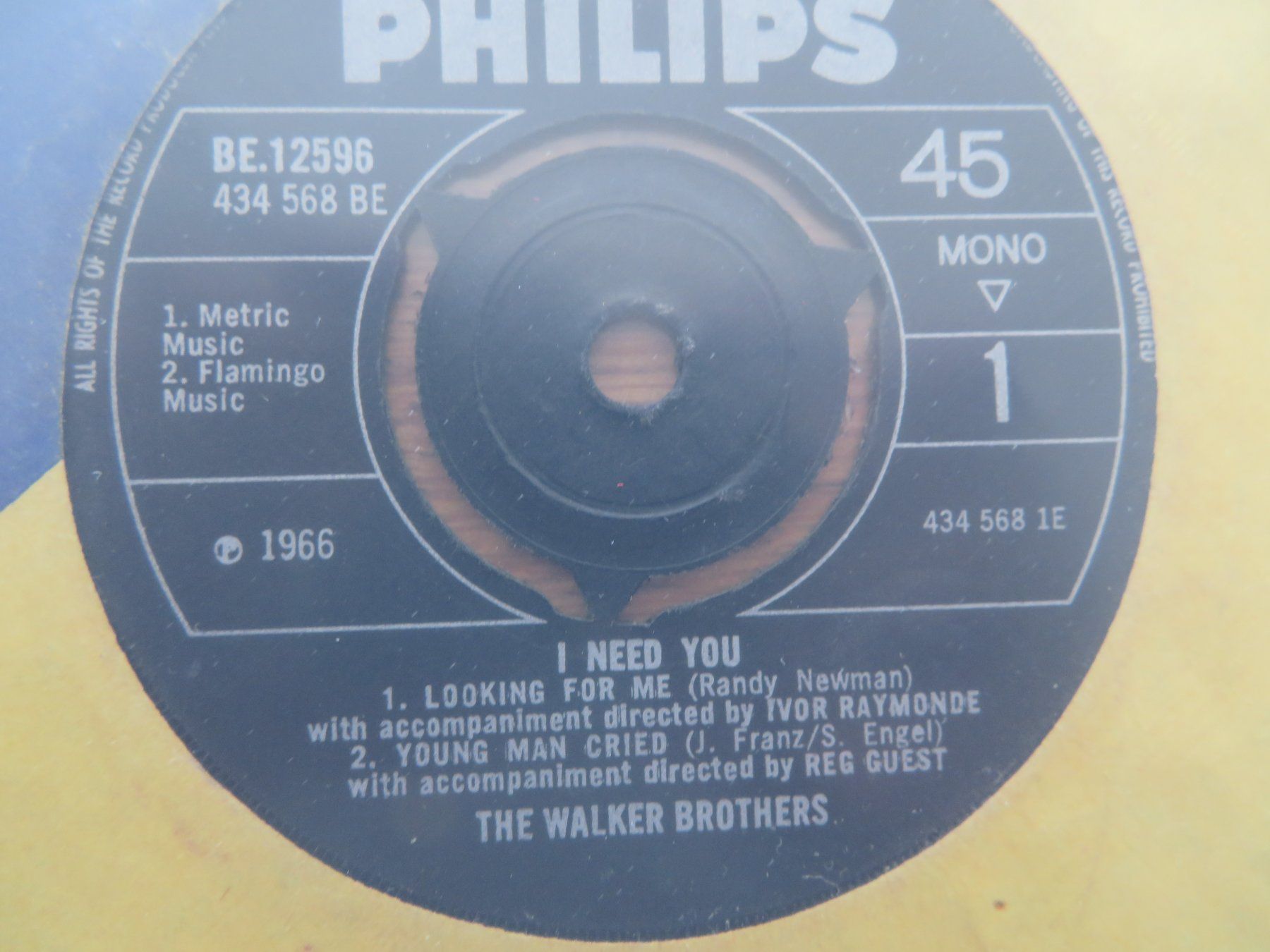 Dischi in vinile: The Walker Brothers - I Need You - Philips Single Ep, 1966 – Nuovo (secondo la descrizione) da Zürich venduto da max_cp5f