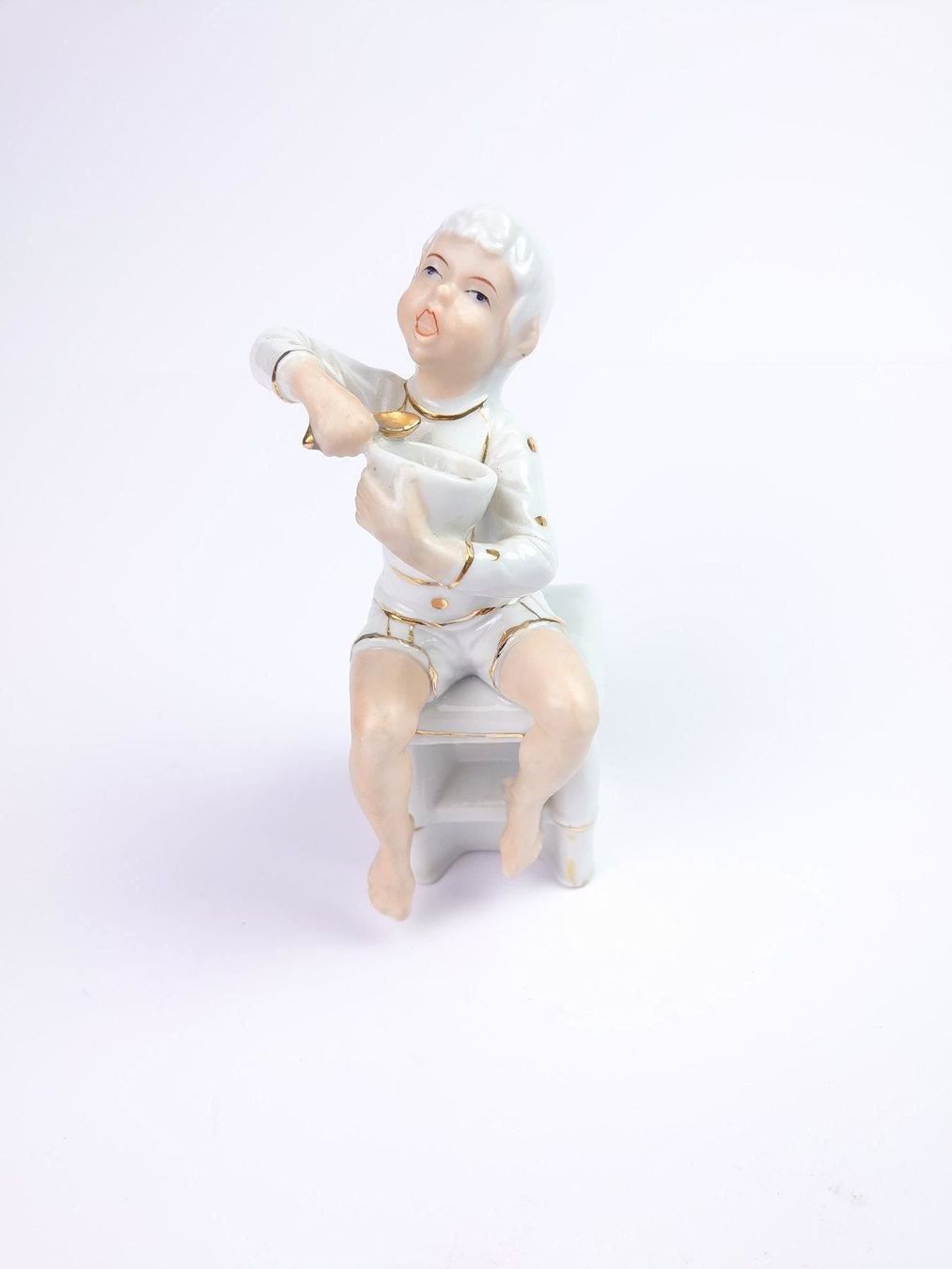 Statuette: Porzellan Figur Bäckerjunge – Usato da Zürich venduto da mobilix 1