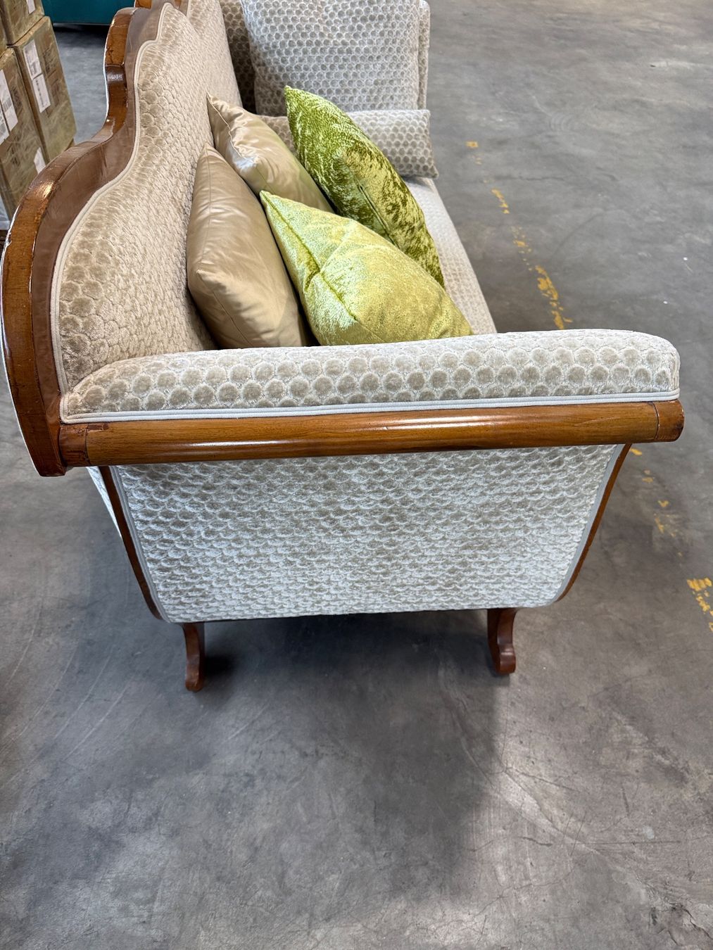 Sofas: Antikes Sofa Holz beige – D'occasion à Eschenz par stierzel74 3