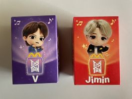 Tiny TAN V et Jimin - Figurines inspirées de BTS - MC Donald