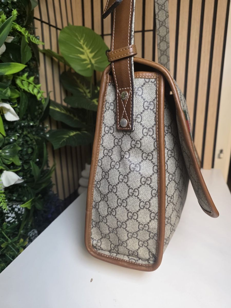 Gucci Borse: Tasche Gucci monogram braun Leder gute Zustand – Usato da Aarburg venduto da SA.TheTimelessLuxury 3