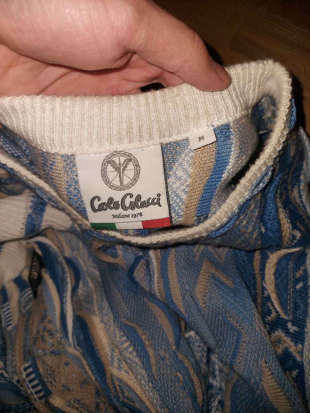 Maglioni & Felpe: CARLO COLUCCI PULLOVER BLAU M – Nuovo (secondo la descrizione) da Bretzwil venduto da Ulas5757 4
