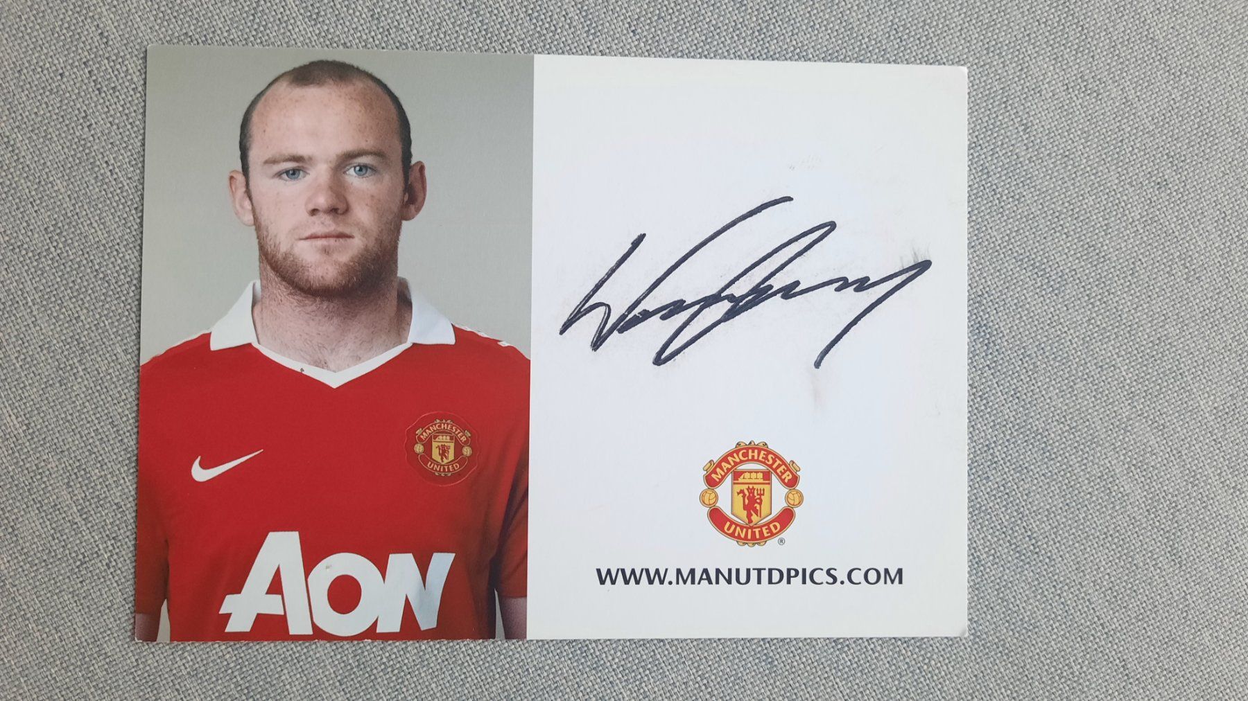 Autogramme: Autogrammkarte Wayne Rooney – Gebraucht aus Schmerikon von Olympia04