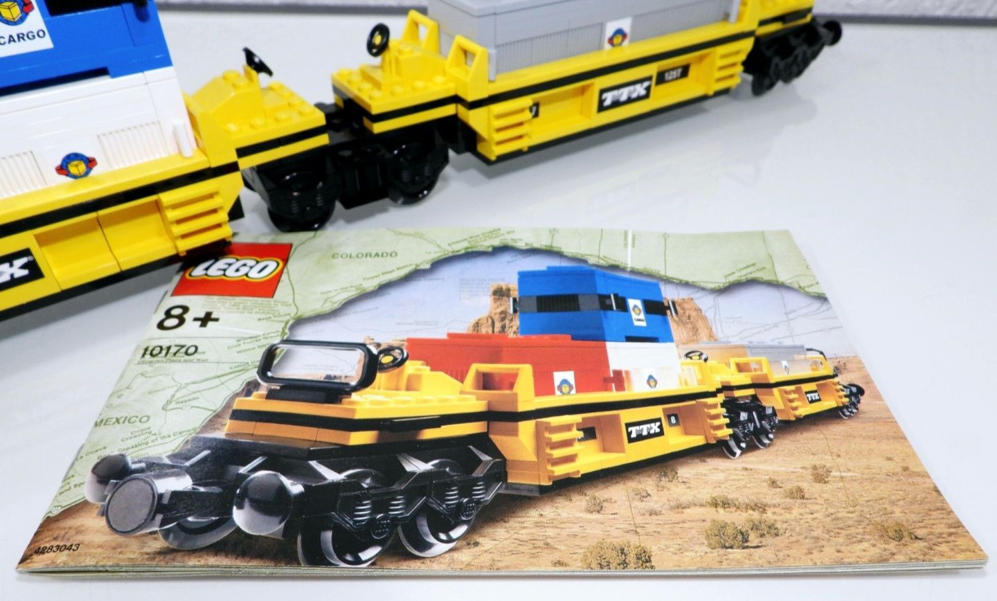 Lego Baukästen: LEGO EISENBAHN 10170 TTX INTERMODAL DOUBLE-STACK CAR – Gebraucht aus Turbenthal von Ddanuh 4