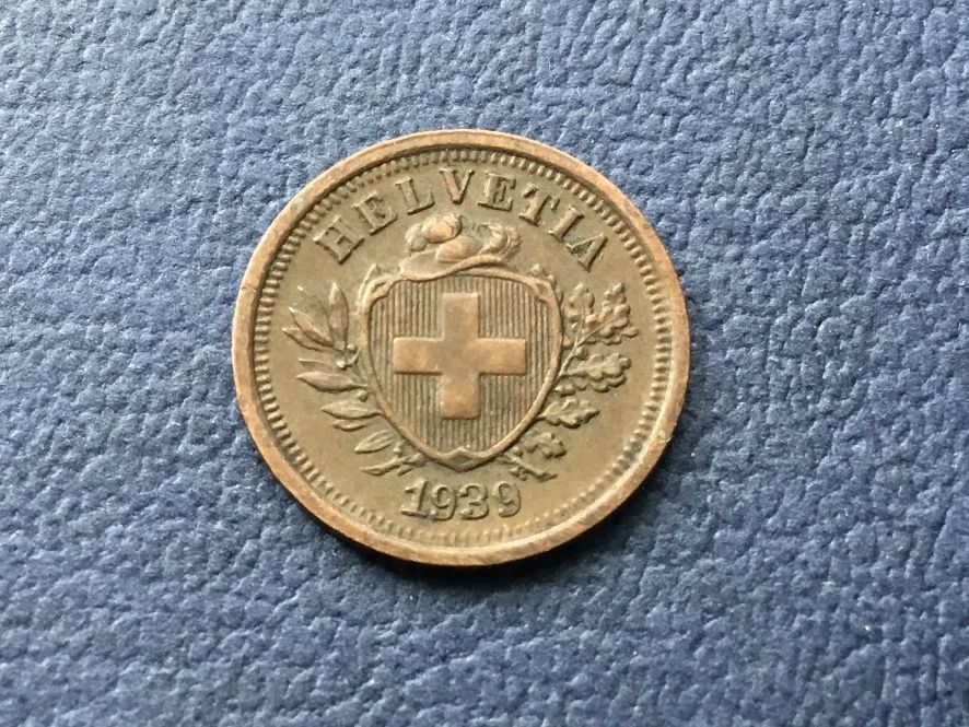 Tutti le monete: 1 Rappen 1939 – Usato da St. Margrethen SG venduto da alfapeugeot10 1