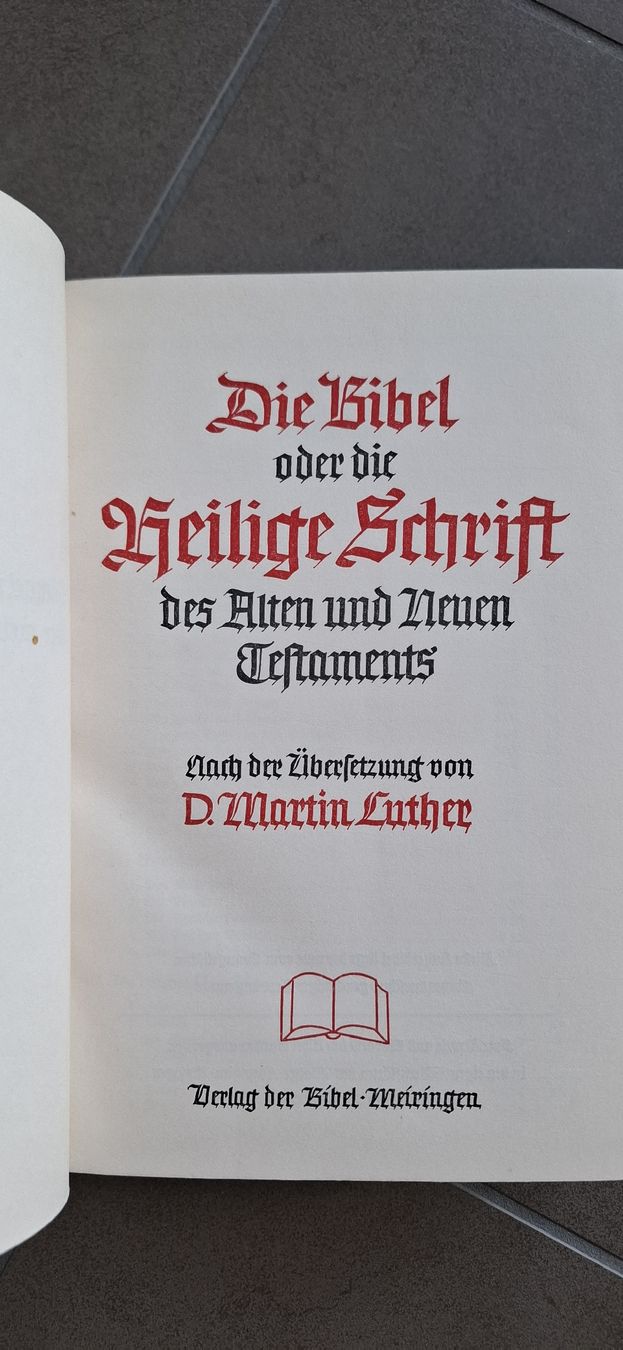 Libri: alte Bibel von 1952 – Usato da Mellingen venduto da lathei 2