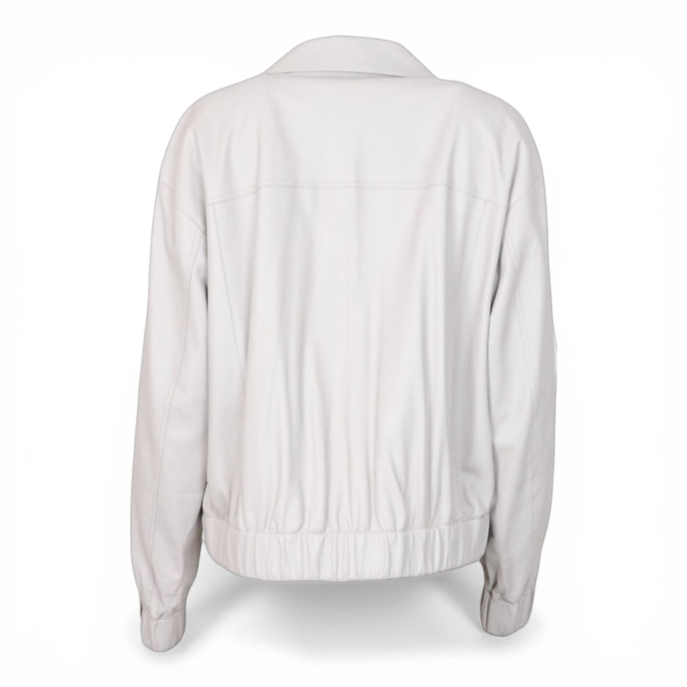 Giacche: Lafayette 148 Lederjacke grau Gr. M – Usato da Binningen venduto da Designerlabels 3