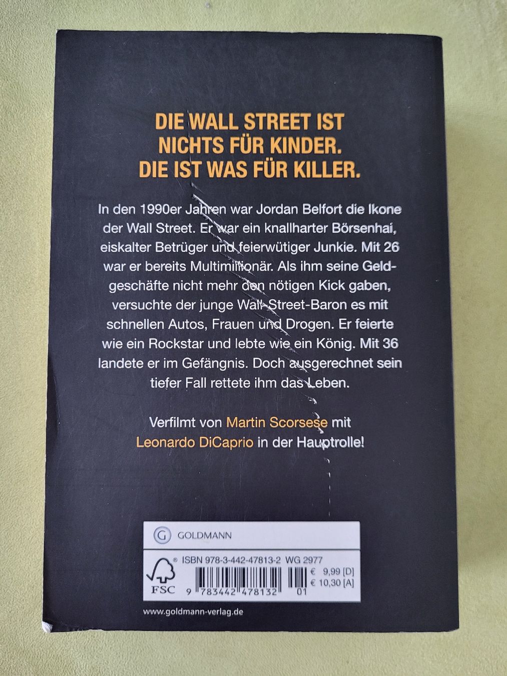 Libri: Jordan Belfort: Der Wolf der Wall Street – Usato da Winterthur venduto da GAM90 1
