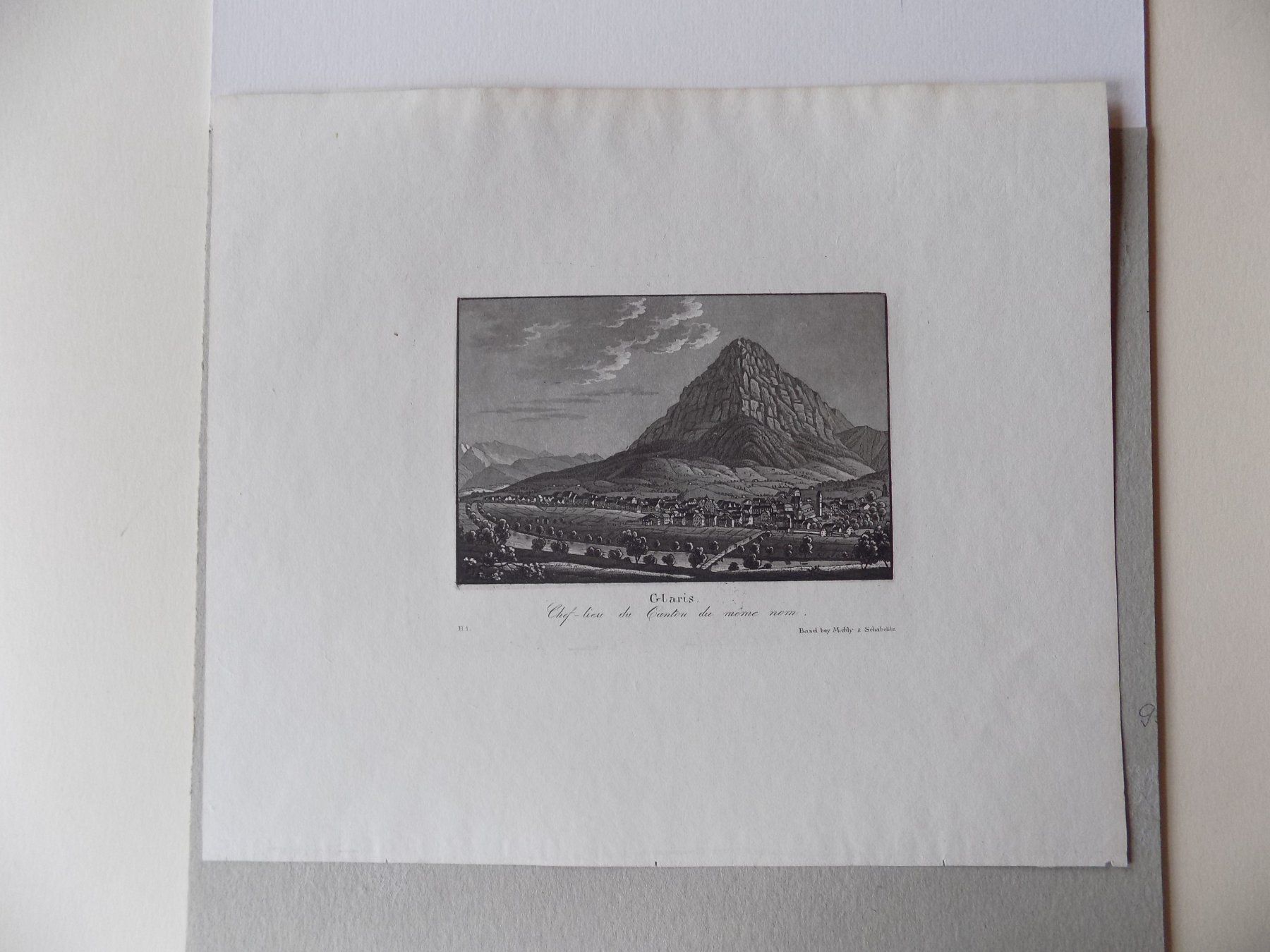 Gravures: Glarus seltene Aquatinta – D'occasion à Risch par Rischli15 4