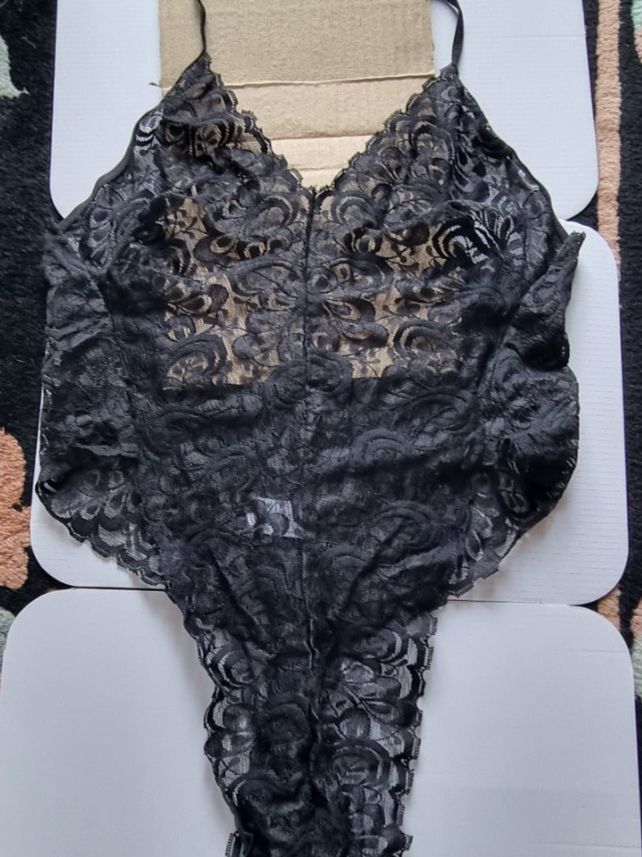 Altra biancheria intima: Body mit Spitzen, schwarz, Gr. M – Nuovo e nell'imballaggio originale da Geroldswil venduto da Agapanthus22 1