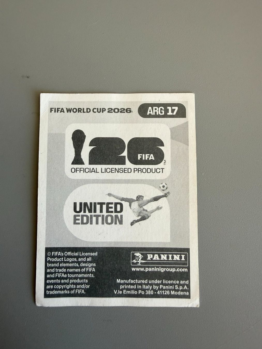 Panini Sammelbilder & Trading cards: Panini Lionel Messi ARG17 – Gebraucht aus Liebefeld von Ronaldo-1996 1