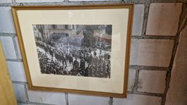 Antike Schwarzweiss-Fotografie,  Rarität! Gemeinderat Glarus