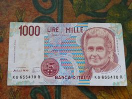 ITALIE  1000 Lire  (C)  Billet