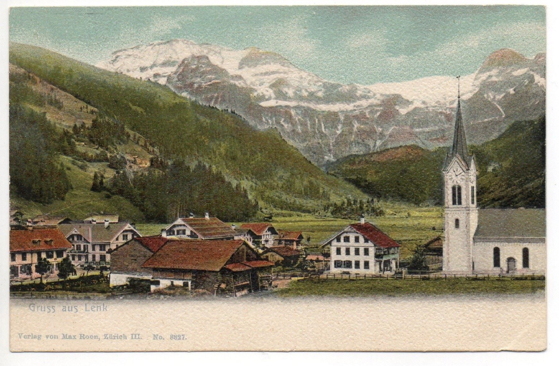 Cartoline postali: Gruss aus LENK – Usato da Jona venduto da philajona