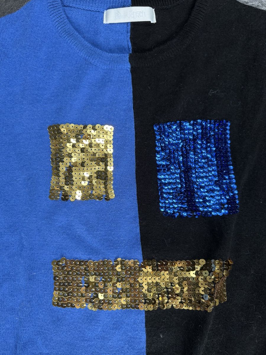 Maglioni & Felpe: Peter Jensen Pullover, Grösse L, Wolle, Blau/Schwarz, Neu! – Nuovo (secondo la descrizione) da Chur venduto da simhofstr 1