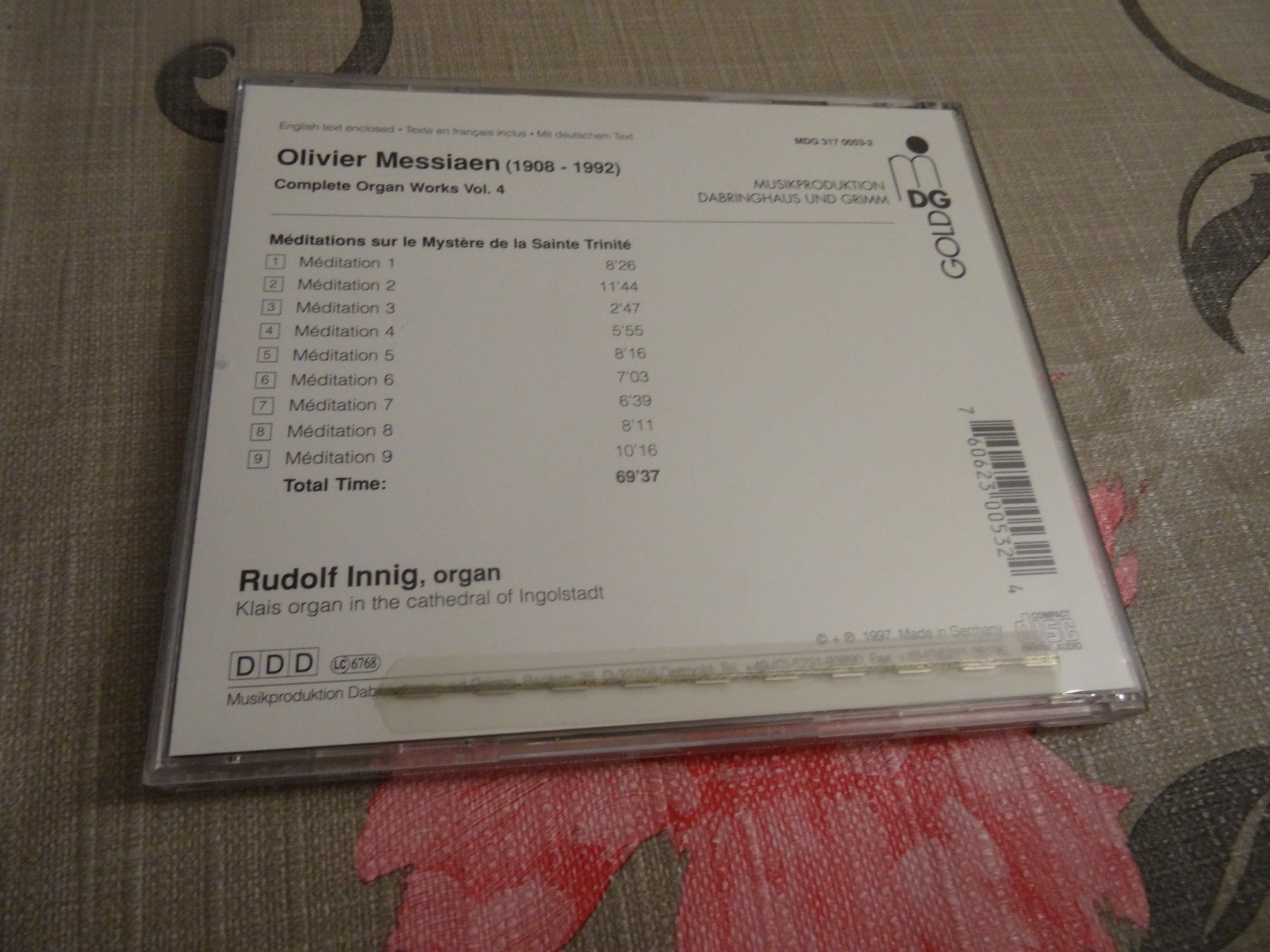 CD: Olivier Messiaen Orgelwerke Vol. 4 CD – Usato da Olten venduto da Disc-Ausverkauf 1